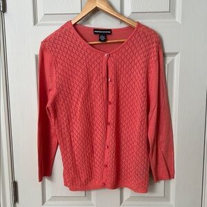 28- nice cardigan  Coral Sweater